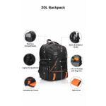 ENCORE (G23) LAPTOP BACKPACK 17INCH BLACK -22LTR - Image 5