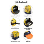 ENCORE (G22) LAPTOP BACKPACK 17INCH (YELLOW) -22LTR - Image 6