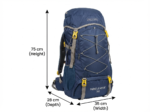 ENCORE (Trekking & Travel Rucksack bags) 90L  | with Adjustable shoulder straps. - Image 6