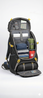 ENCORE (Trekking & Travel Rucksack bags) 90L | with Adjustable shoulder straps. - Image 2