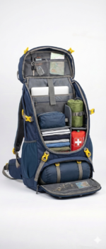 ENCORE (Trekking & Travel Rucksack bags) 90L  | with Adjustable shoulder straps. - Image 2