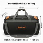 ENCORE SPORTS BAGS (GYM BAGS)  52CM WITH SHOES COMPARTMENT - Image 4