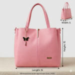 ENCORE LADIES HANDBAG 06- Grace Tote –  (Blush pink) - Image 3