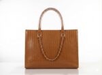 ENCORE LADIES HANDBAG 01- WITH LAPTOP COMPARTMENT (HONEY TAN)