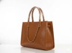 ENCORE LADIES HANDBAG 01- WITH LAPTOP COMPARTMENT (HONEY TAN) - Image 3