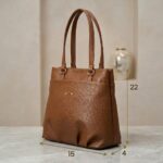ENCORE LADIES HANDBAG 03 - ( DESERT OAK TAN) - Image 3