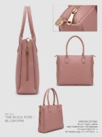 ENCORE LADIES HANDBAG 04 -DUAL ZIP - (BLUSH PINK) - Image 3