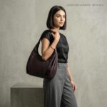 ENCORE ladies handbags - Umber Hobo Bag - Image 4