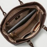 ENCORE LADIES HANDBAG 04 -DUAL ZIP - (DEEP ROAST) - Image 2