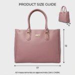 ENCORE LADIES HANDBAG 04 -DUAL ZIP - (BLUSH PINK) - Image 4