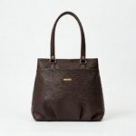 ENCORE LADIES HANDBAG 03 - ( MOCHA BROWN )