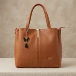 ENCORE LADIES HANDBAG 06- Grace Tote –  (Caramel Drift Tan)