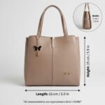 ENCORE LADIES HANDBAG 06- Grace Tote –  (Blush Nude) - Image 2