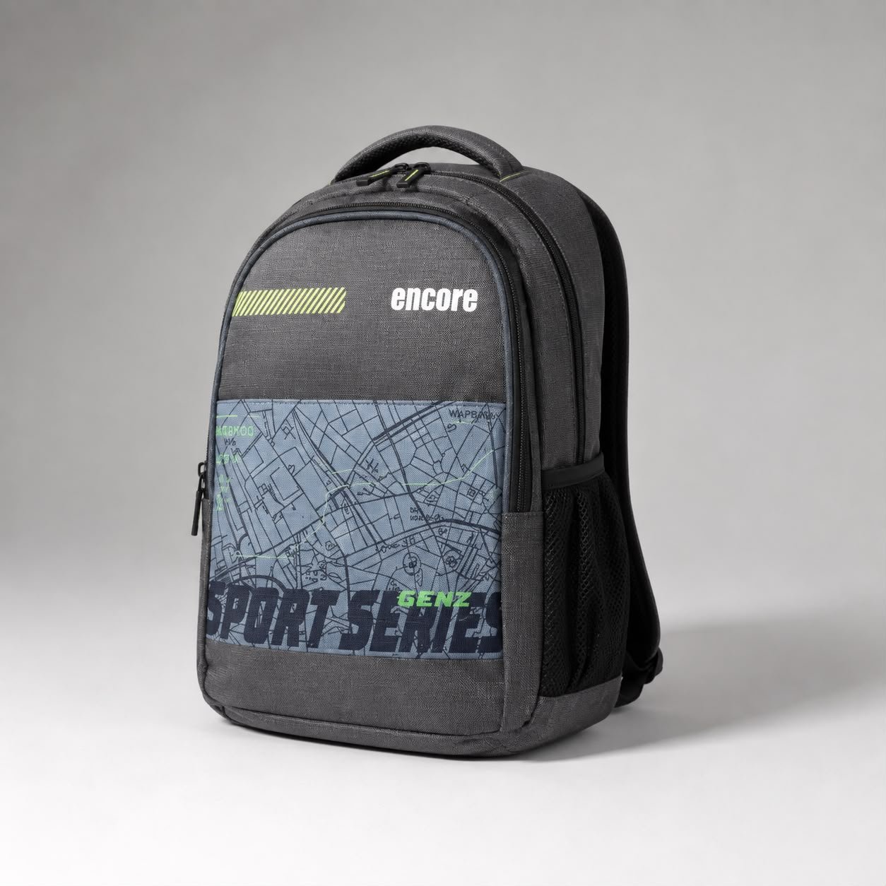 ENCORE Laptop Backpack 16 Inch Grey - Image 8