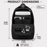 ENCORE LAPTOP BACKPACK- 19 INCH- (BLACK )- (G-07) - Image 2