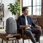 ENCORE LAPTOP BACKPACK 19 INCH -GREY (G-07) - Image 4