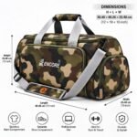 ENCORE SPORTS BAGS (GYM BAGS) WITH SHOES COMPARTMENT -CAMOUFLAGE. - Image 6