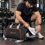 ENCORE SPORTS BAGS (GYM BAGS) WITH SHOES COMPARTMENT -GREY. - Image 2