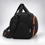 ENCORE SPORTS BAGS (GYM BAGS) WITH SHOES COMPARTMENT -BLACK - Image 6
