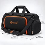 ENCORE SPORTS BAGS (GYM BAGS) WITH SHOES COMPARTMENT -BLACK - Image 5