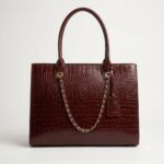 ENCORE -LADIES HANDBAG 01- WITH LAPTOP COMPARTMENT (BROWN )