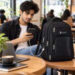 ENCORE | PREMIUM I50- LAPTOP BACKPACK WITH USB CONNECT | 19 INCH- BLACK - Image 2