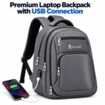 ENCORE | PREMIUM I50- LAPTOP BACKPACK WITH USB CONNECT | 19 INCH - GREY