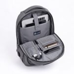 ENCORE | PREMIUM I50- LAPTOP BACKPACK WITH USB CONNECT | 19 INCH - GREY - Image 4
