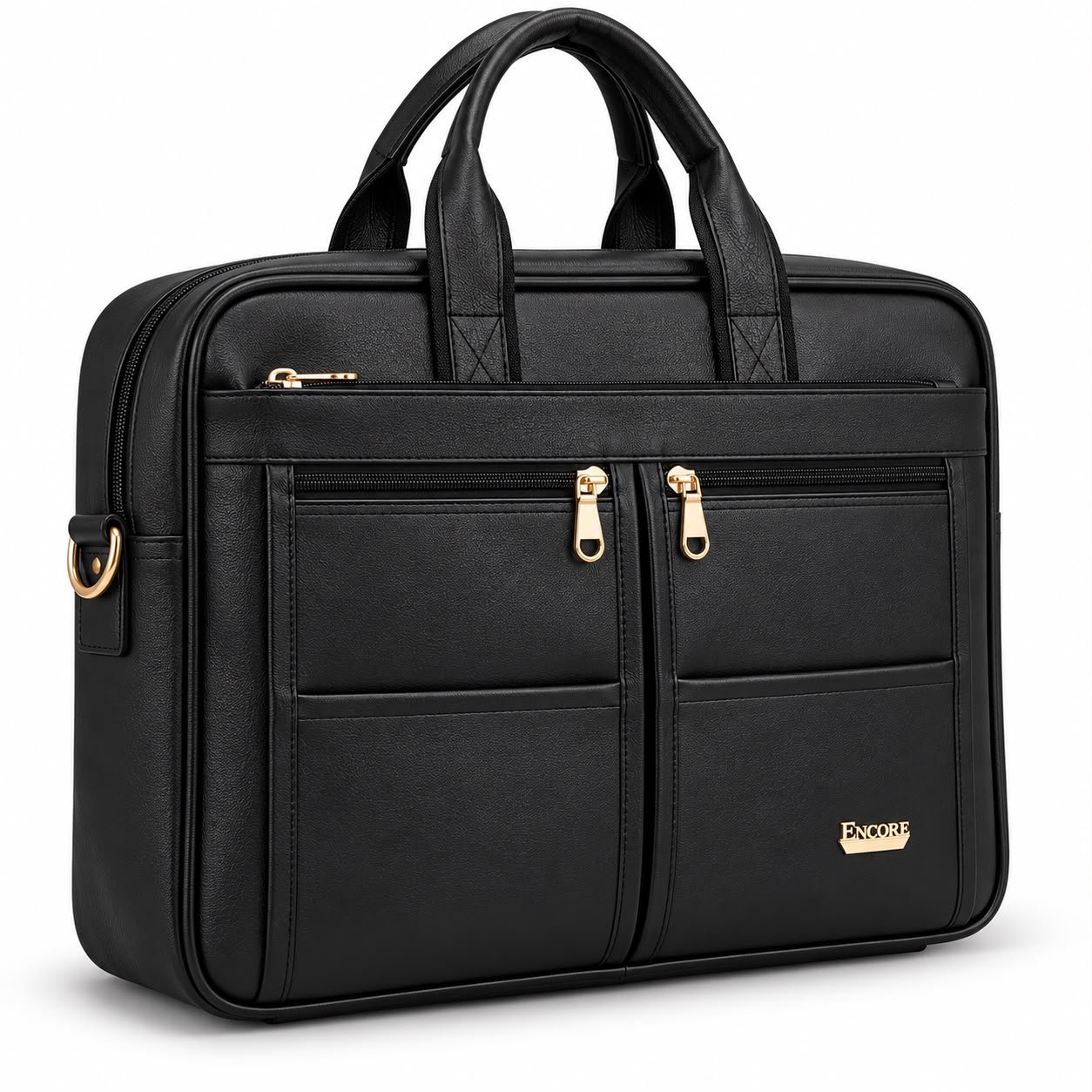 WhatsApp Image 2026-10-17 at 5.32.19 PM (1) ENCORE | PREMIUM EXECUTIVE OFFICE BAGS P6 | PU-LEATHER-(BLACK ) - Image 1