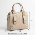 Encore Premium Beige Handbag for Women | LB - 01 | - Image 5