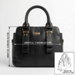 Encore Premium Beige Handbag for Women | LB - 01 | BLACK - Image 4