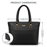ENCORE | Executive ladies handbag | LB -03 (Black) - Image 4
